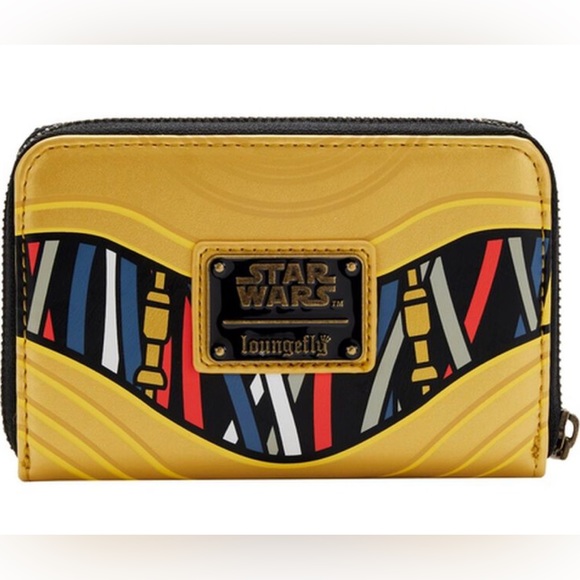 Loungelfy Disney Star Wars Celebration 2022 - C-3PO Cosplay Zip Around Wallet - Picture 3 of 11